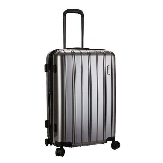 LATITUDE 40N - Latitude 40°N® Ascent 25-Inch Hardside Spinner Checked Luggage in Grey