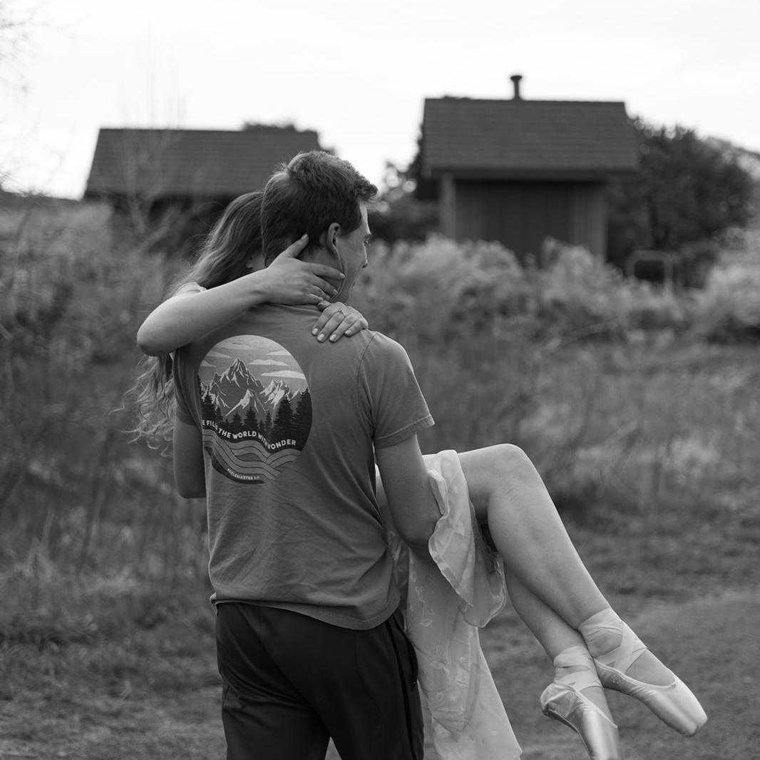 Ruthie's senior photos, with the best hype man ever! He had to get in some pictures!