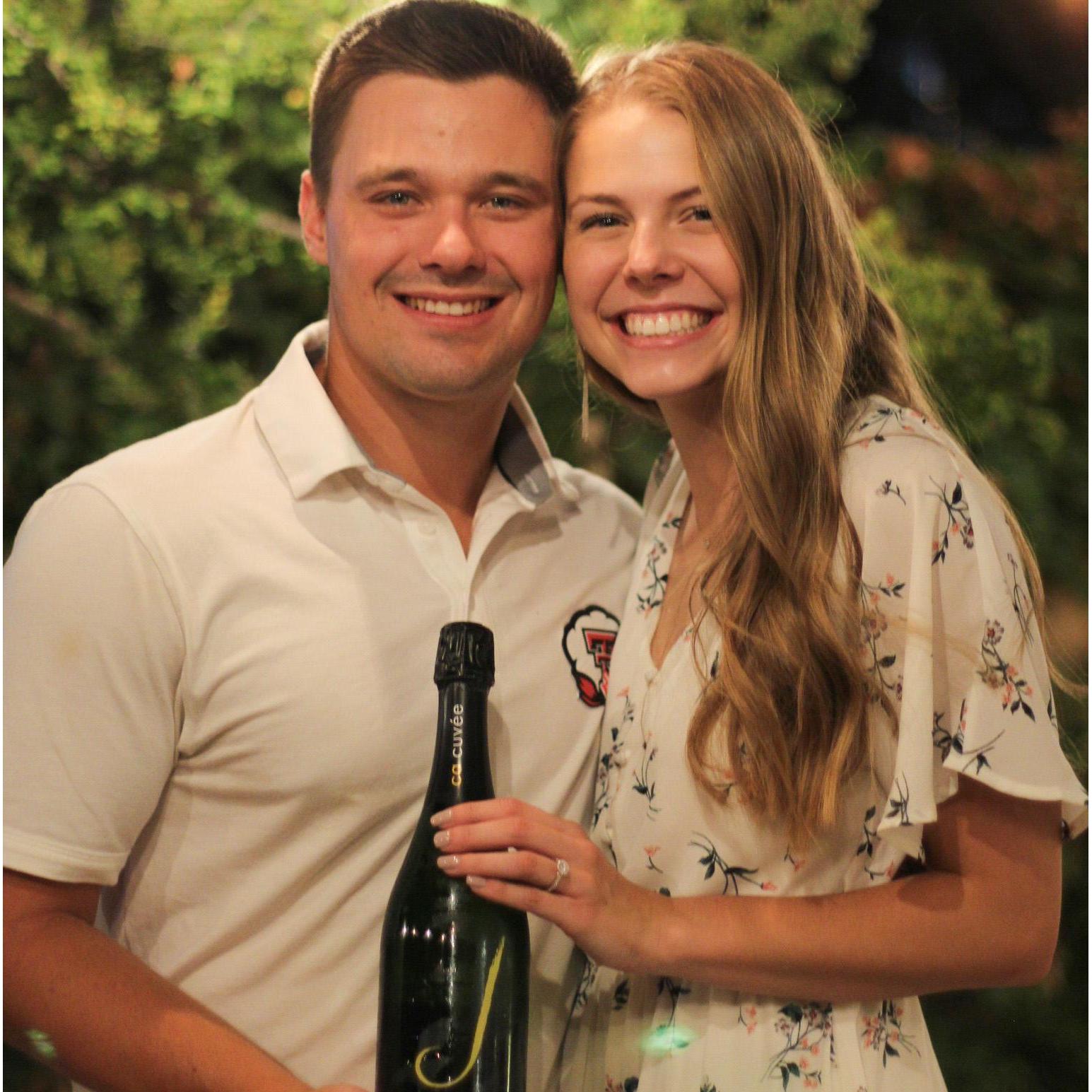 Pop the champagne! We are getting married!!
