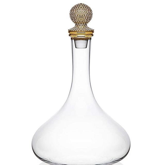 Godinger Whiskey Decanter for Liquor Bourbon Wine - Pave Collection