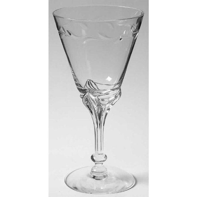 Water Goblet, Lenox Wreath by Tiffin-Franciscan