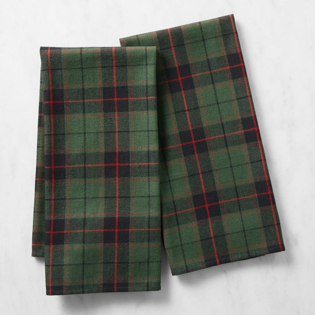 Green Tartan Towel