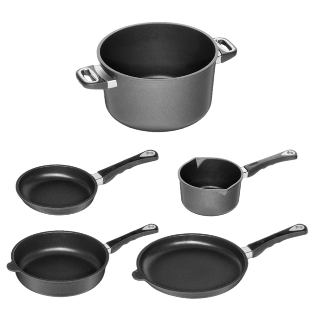 Titanium Elite 10 Piece Large Cookware Series ( 5 Piece Cookware & 5 Lids)