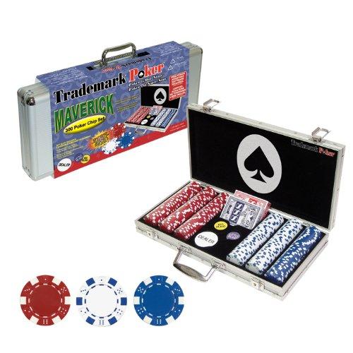 Trademark Poker Maverick Dice Style Poker Chip Set