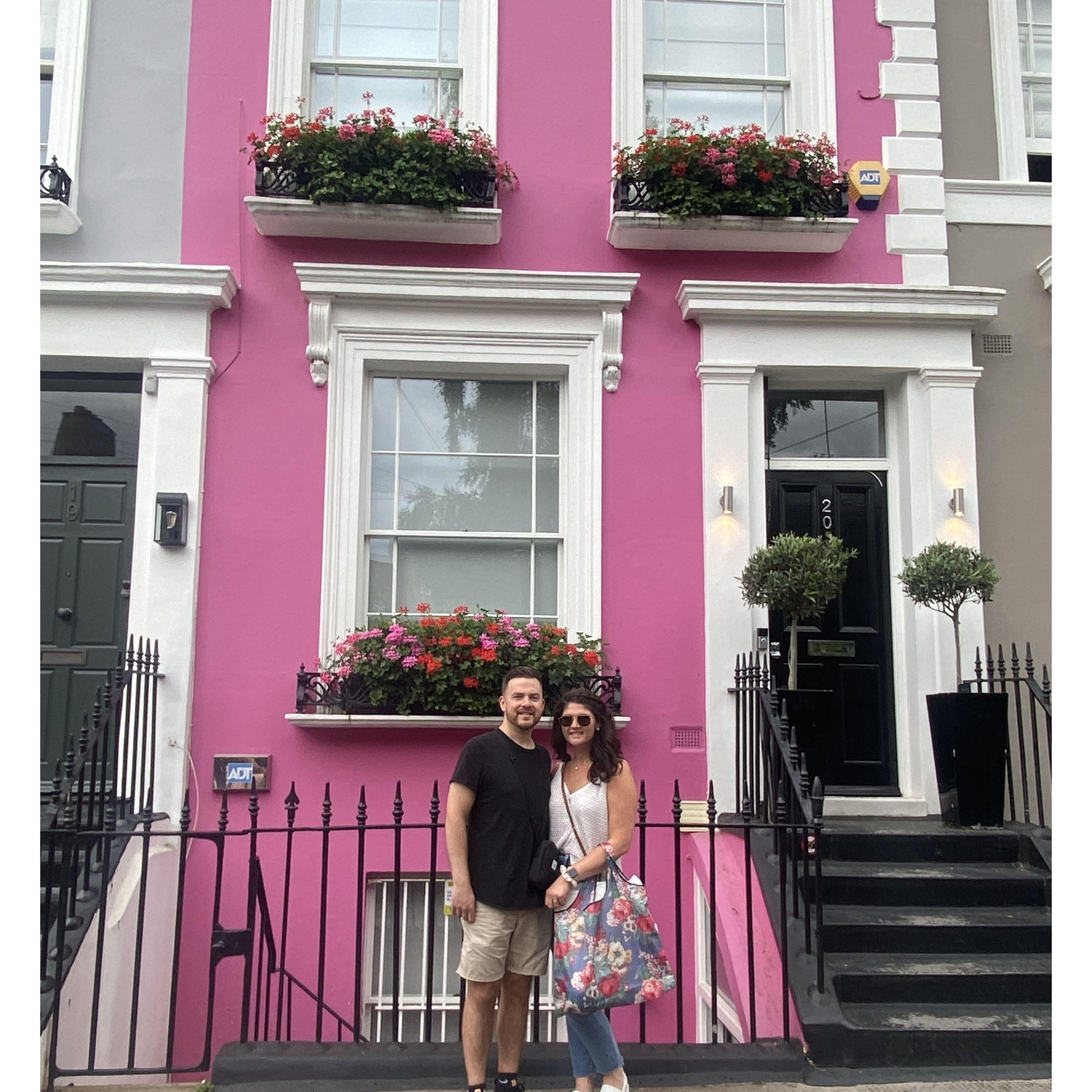 Enjoying all the color in Notting Hill (London, England)