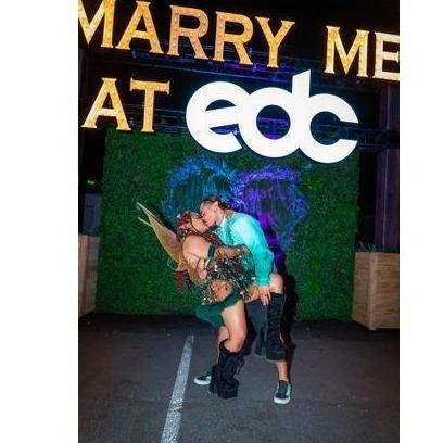 Our destination wedding at EDC LV (: 2023