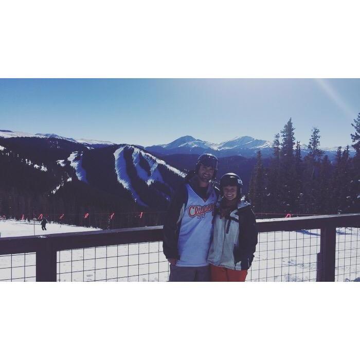 Skiing Keystone in Colorado; December 2016
