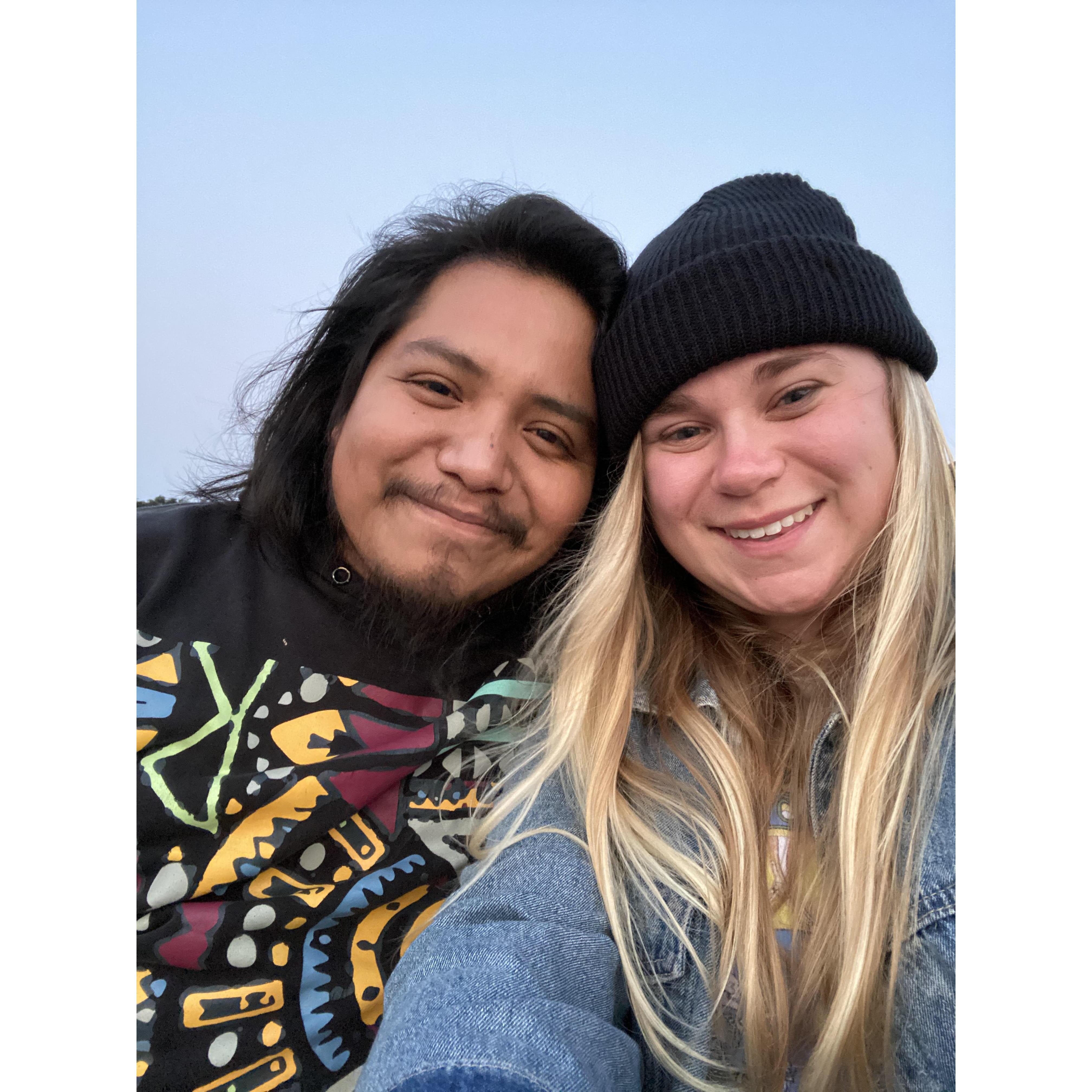 One of our first dates