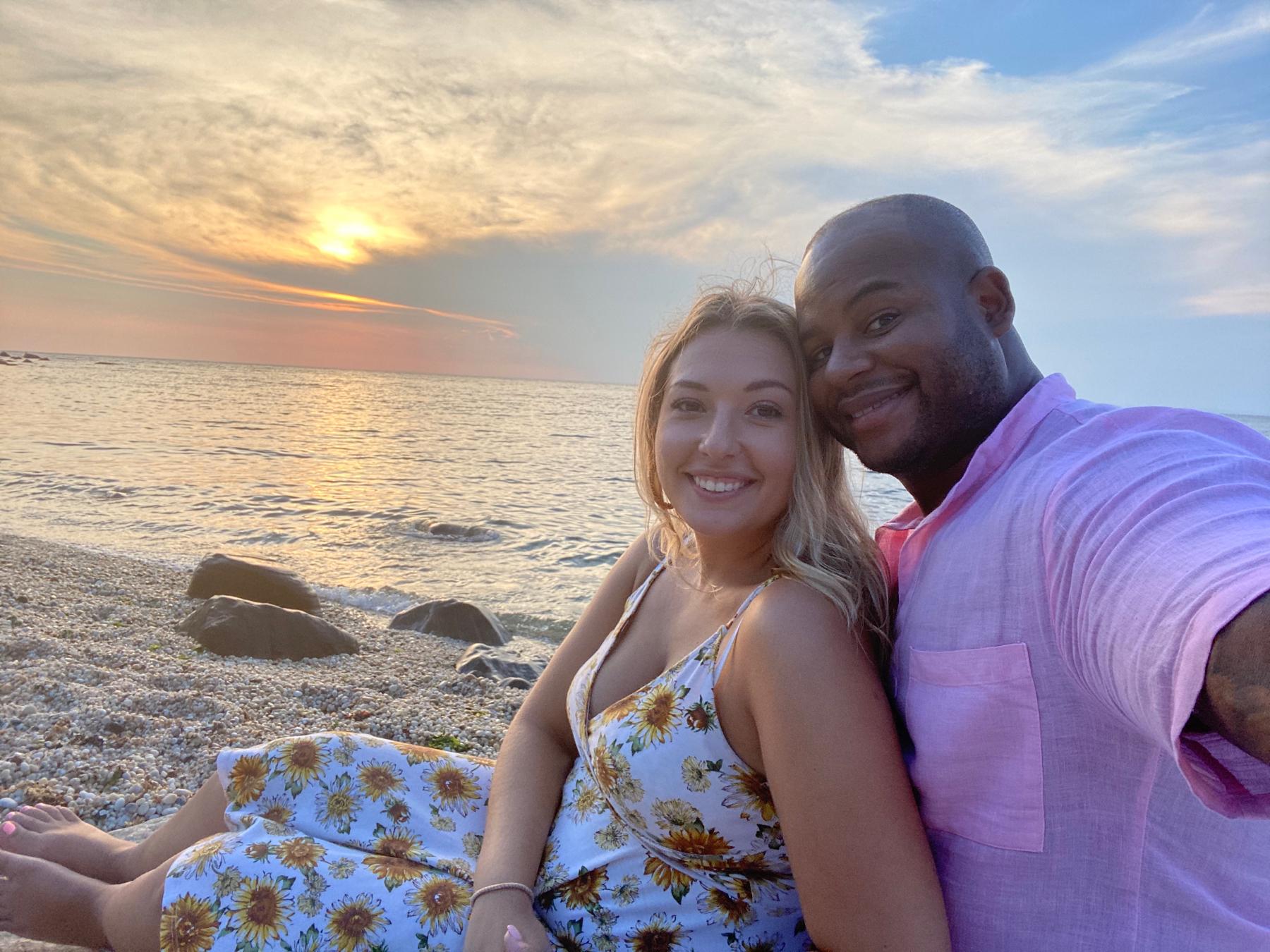 67 Steps Beach in Greenport NY when Lauren started to “catch feelings” for Mike August 2020.