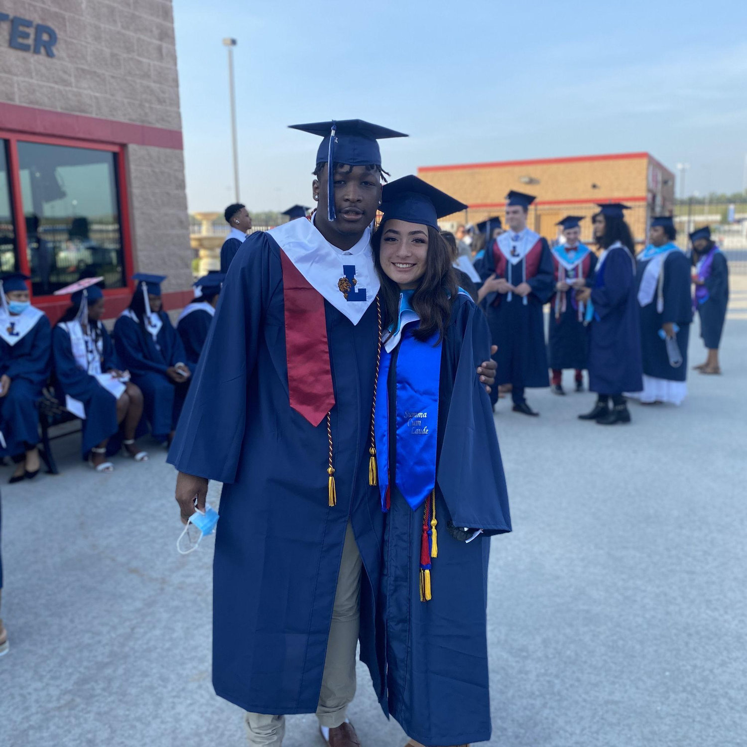 Senior year graduation, June 2020.