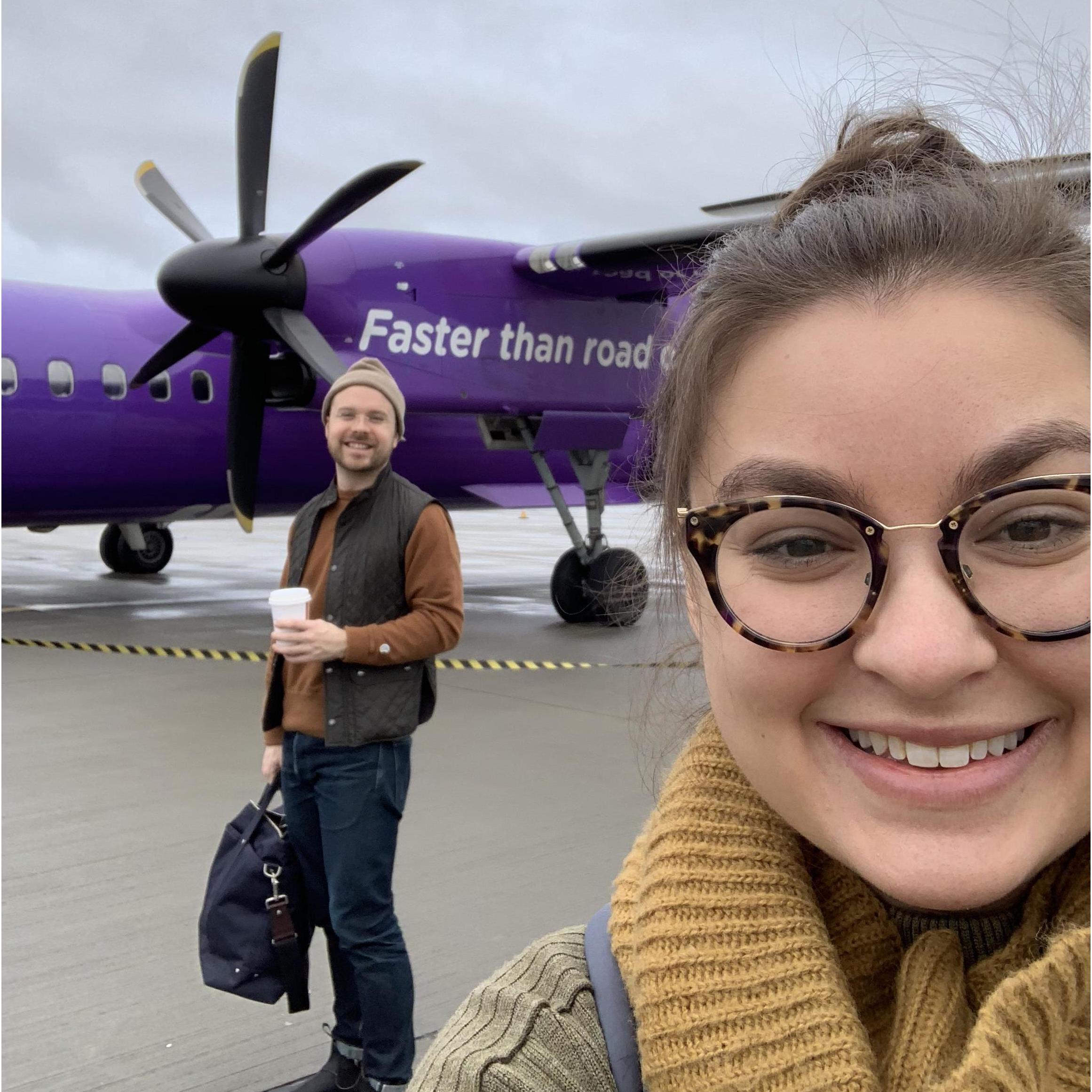 On our way to Edinburgh!