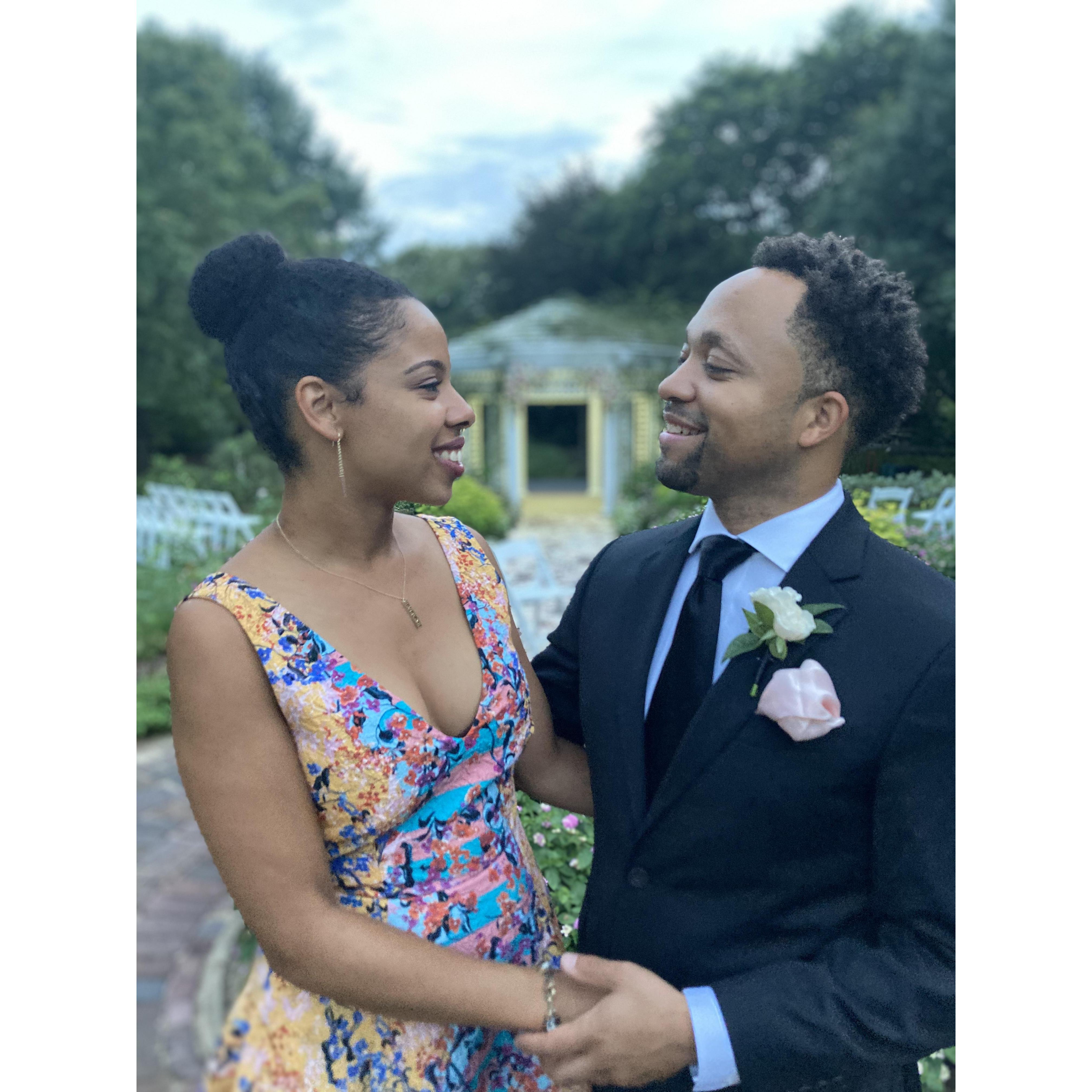 Celebrating the union of Chelsea and Jason.