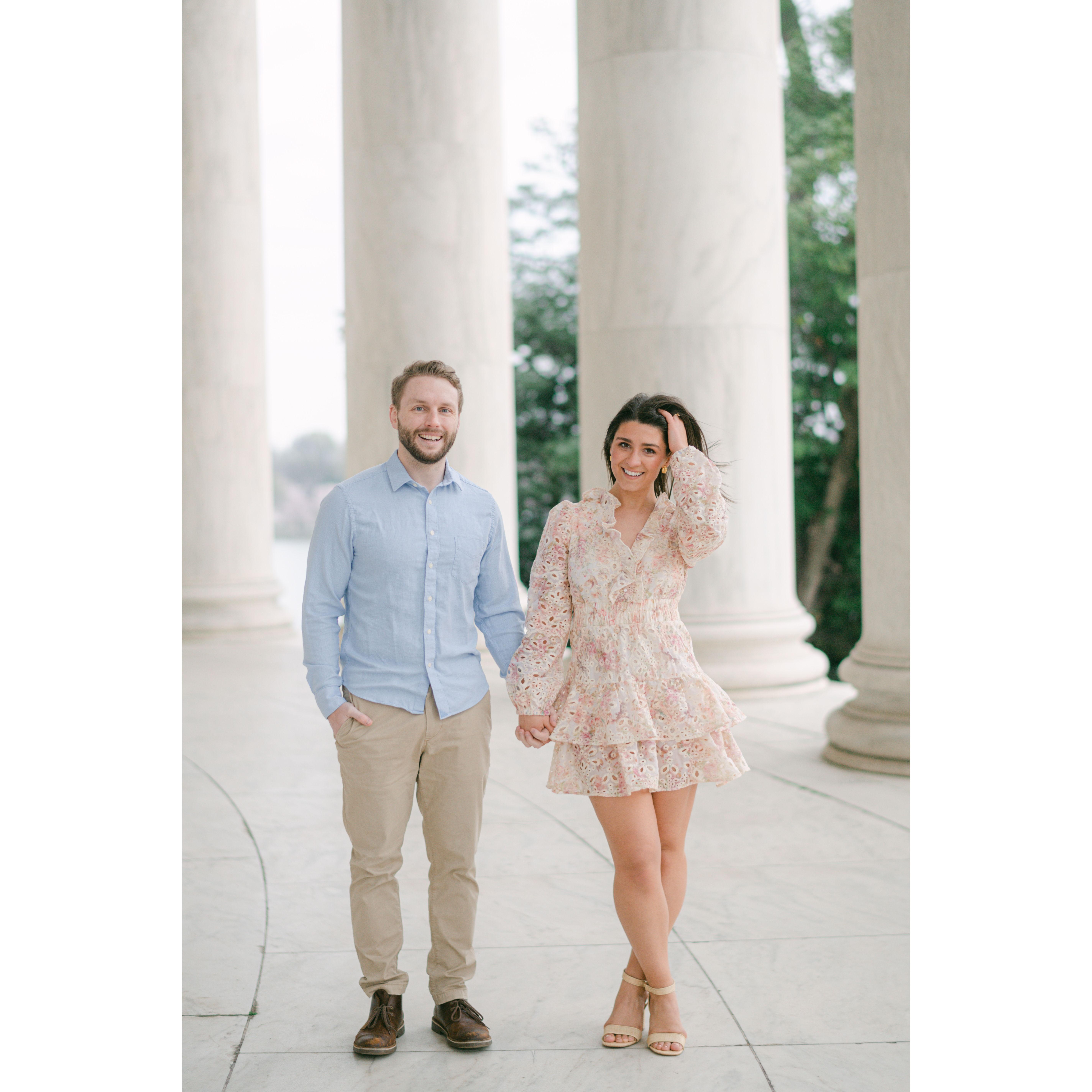 Engagement: DC Cherry Blossoms at peak bloom!