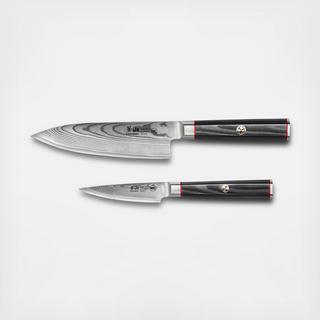 Yari 2-Piece Starter Knife Set with Wood Box
