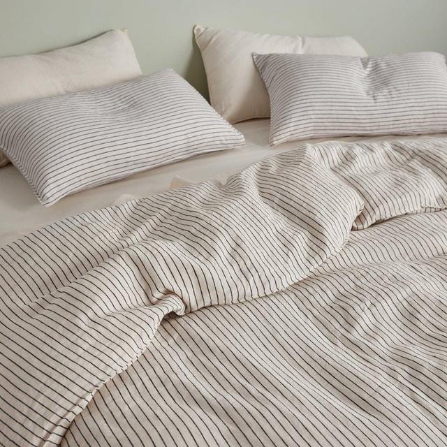 Sheet Society Striped Linen Duvet