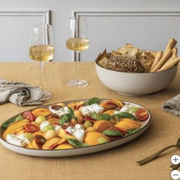 Beige 2-piece Serving Set, over&back Options