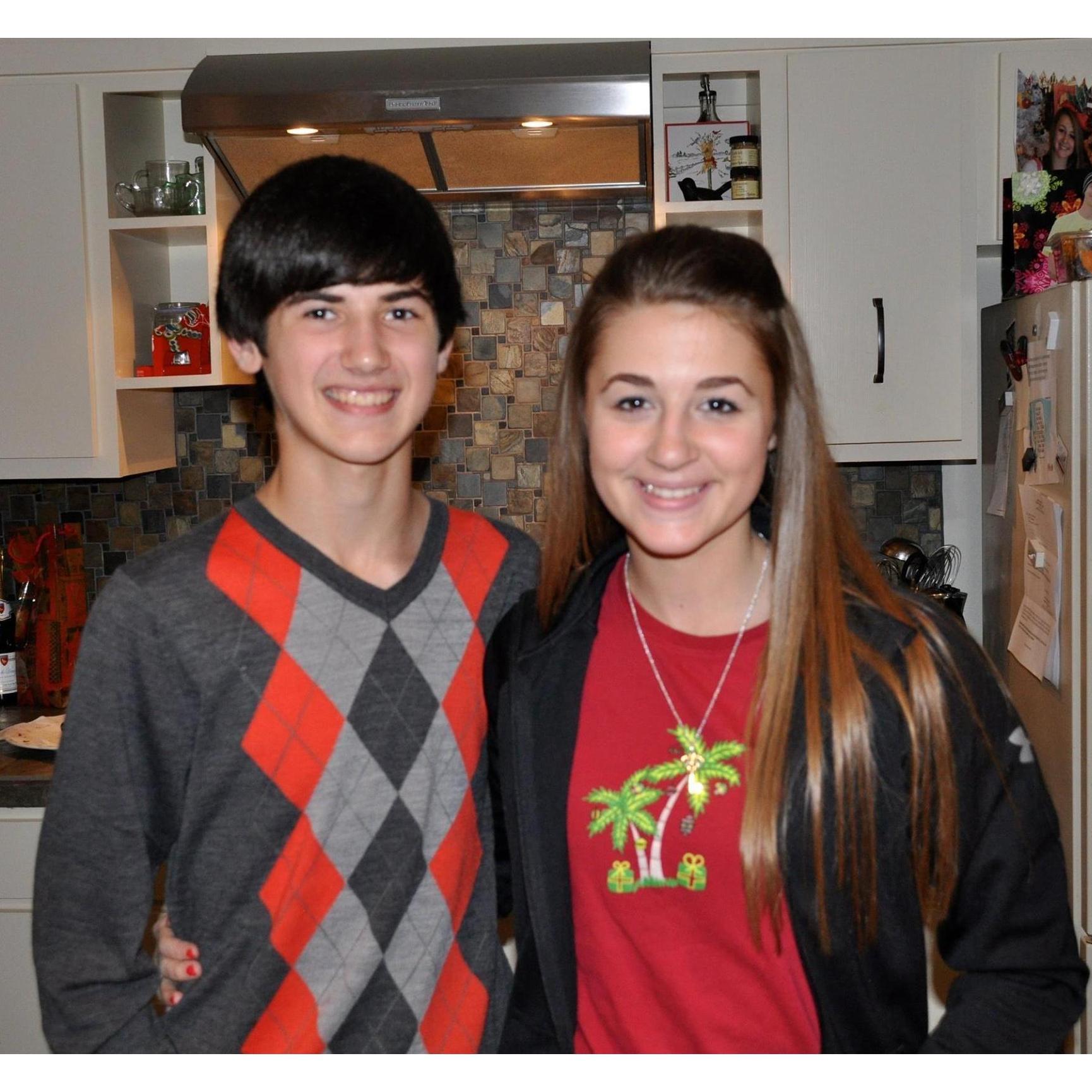 Our first Christmas together :')