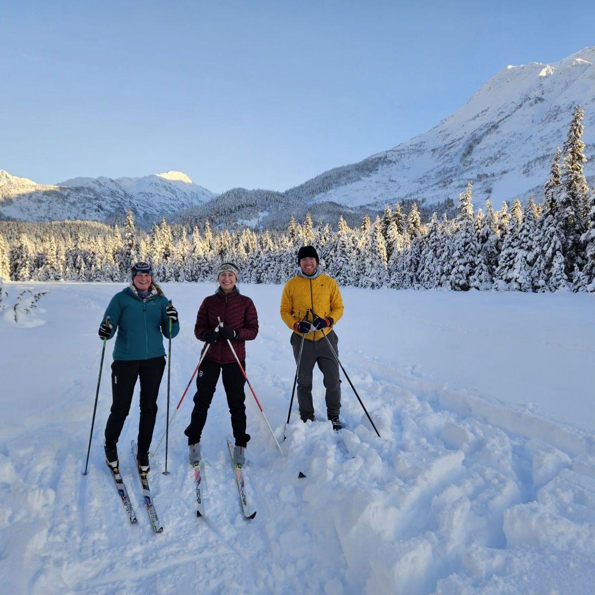 Cross Country skiing in Girdwood