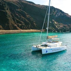 Day Luxury Semi-Private Sailing Cruise in Santorini