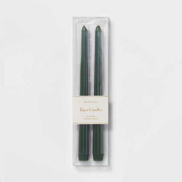 2pk Tapers Green Candle - Threshold™