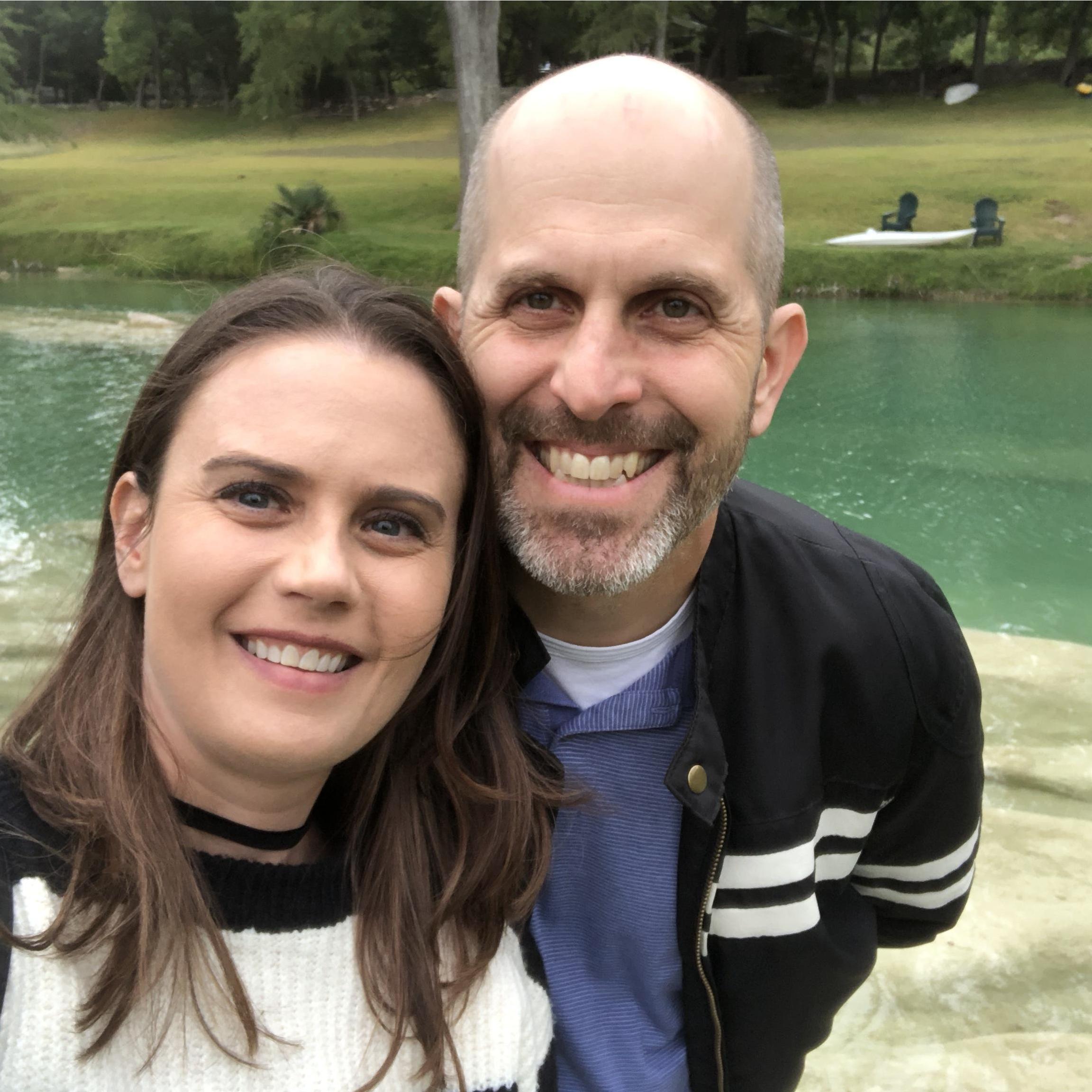 Down on the Blanco River in Wimberley, TX.