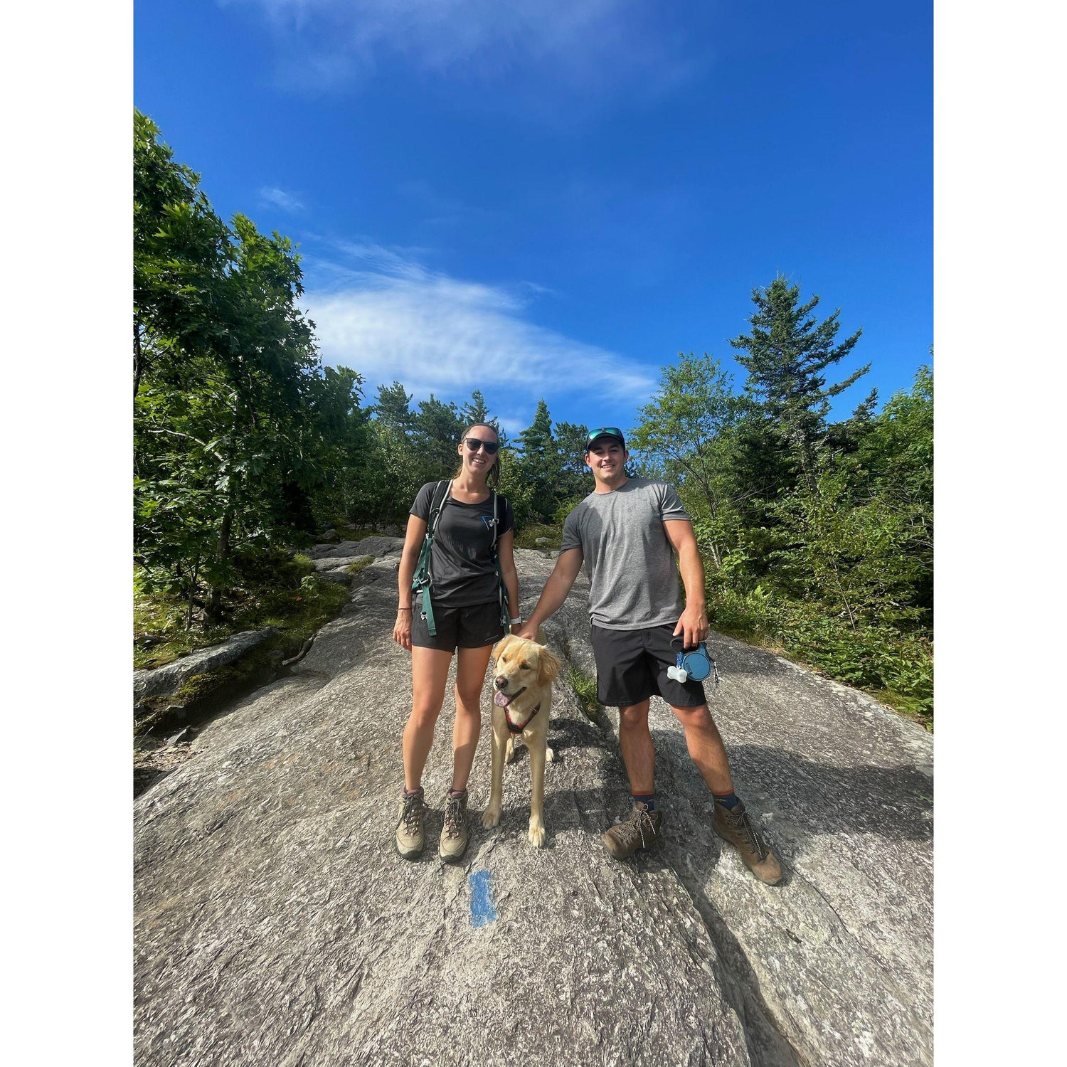 Living out our dreams of hiking with our pup