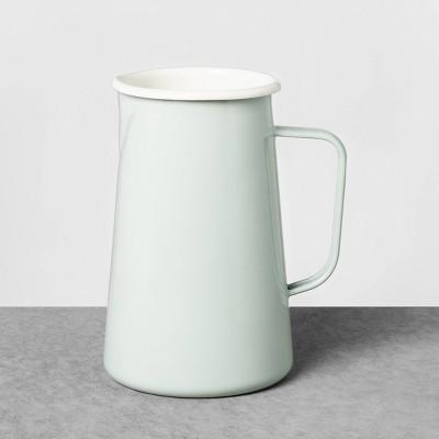 Beverage Server Silver Green with Sour Cream Rim - Hearth & Hand&#153; with Magnolia