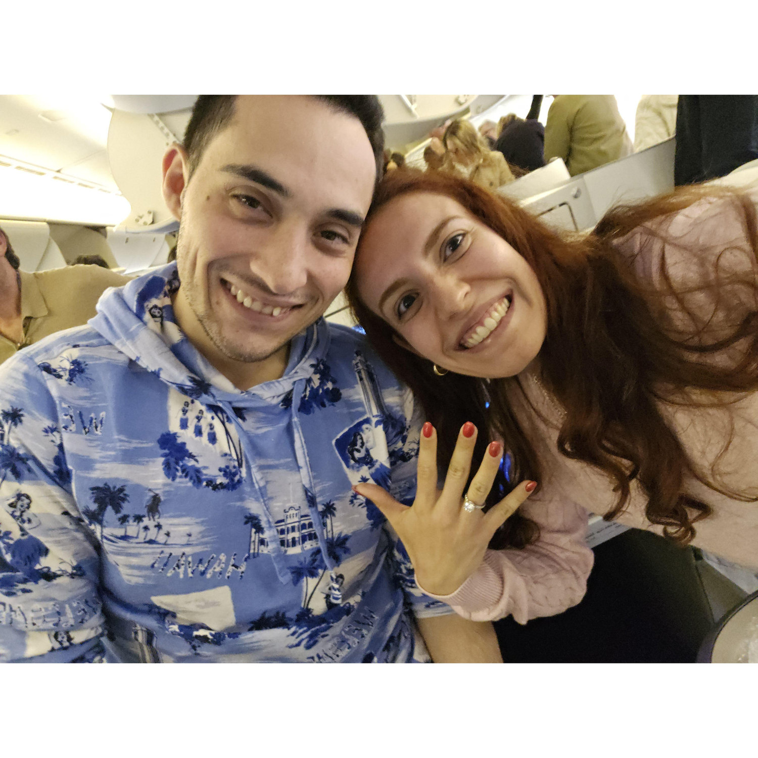 First pic on the plane landed in JFK!