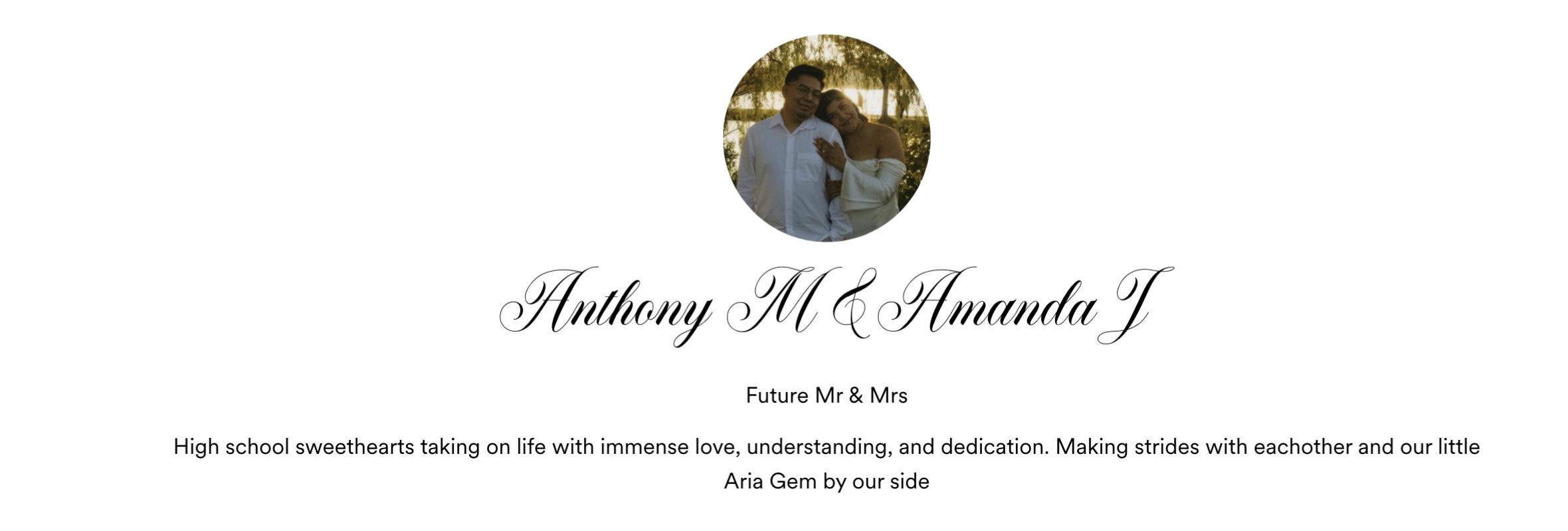 The Wedding Website of Amanda Jagdat and Anthony Mendoza