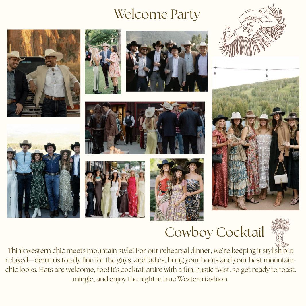 Welcome Party 7/10/2026 - Cowboy Cocktail