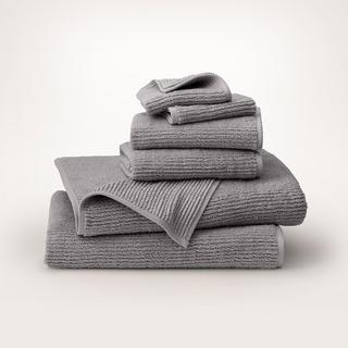 Turkish Ribbed 6-Piece Bath Towel Set