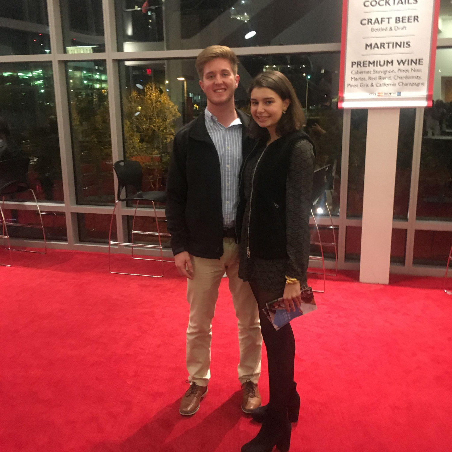 One of our first dates was going to see Hamilton at DPAC