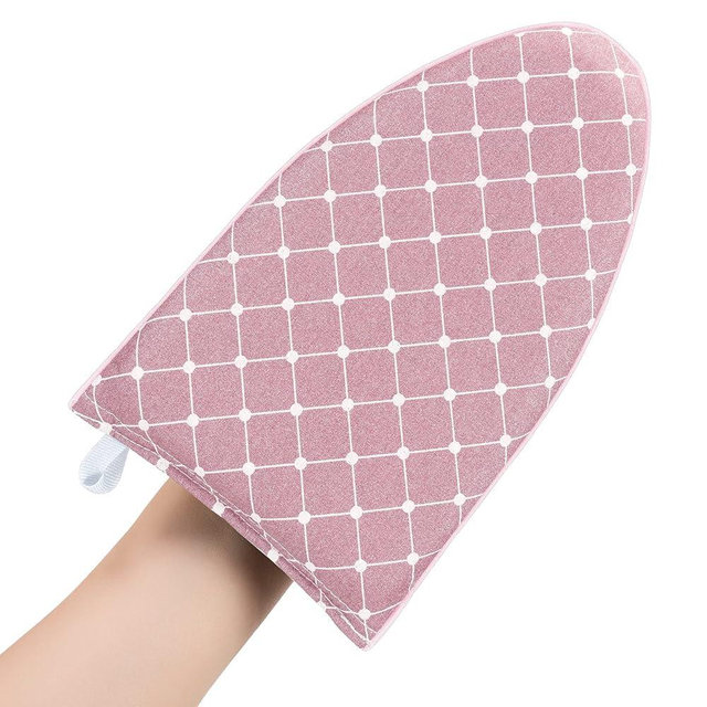 CINPIUK Garment Steamer Ironing Gloves Anti Steam Glove Heat Resistant Garment Steamer Mitt, Garment Steamer Accessories for Clothes，Pink
