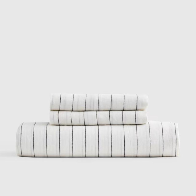 European Linen Fitted Sheet Set