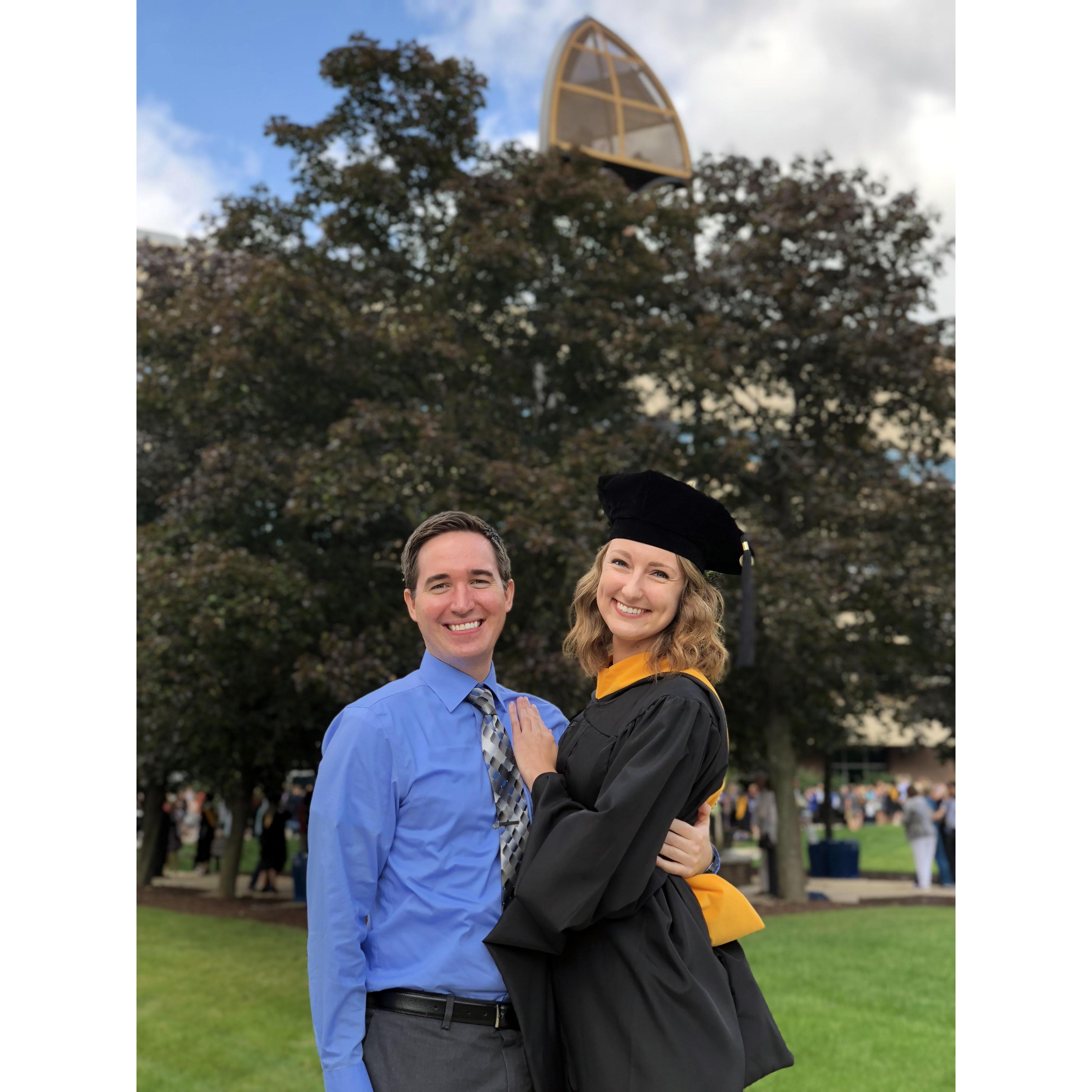 Caitlin's graduation from Midwestern Univeristy's PA Program - 08/2018
