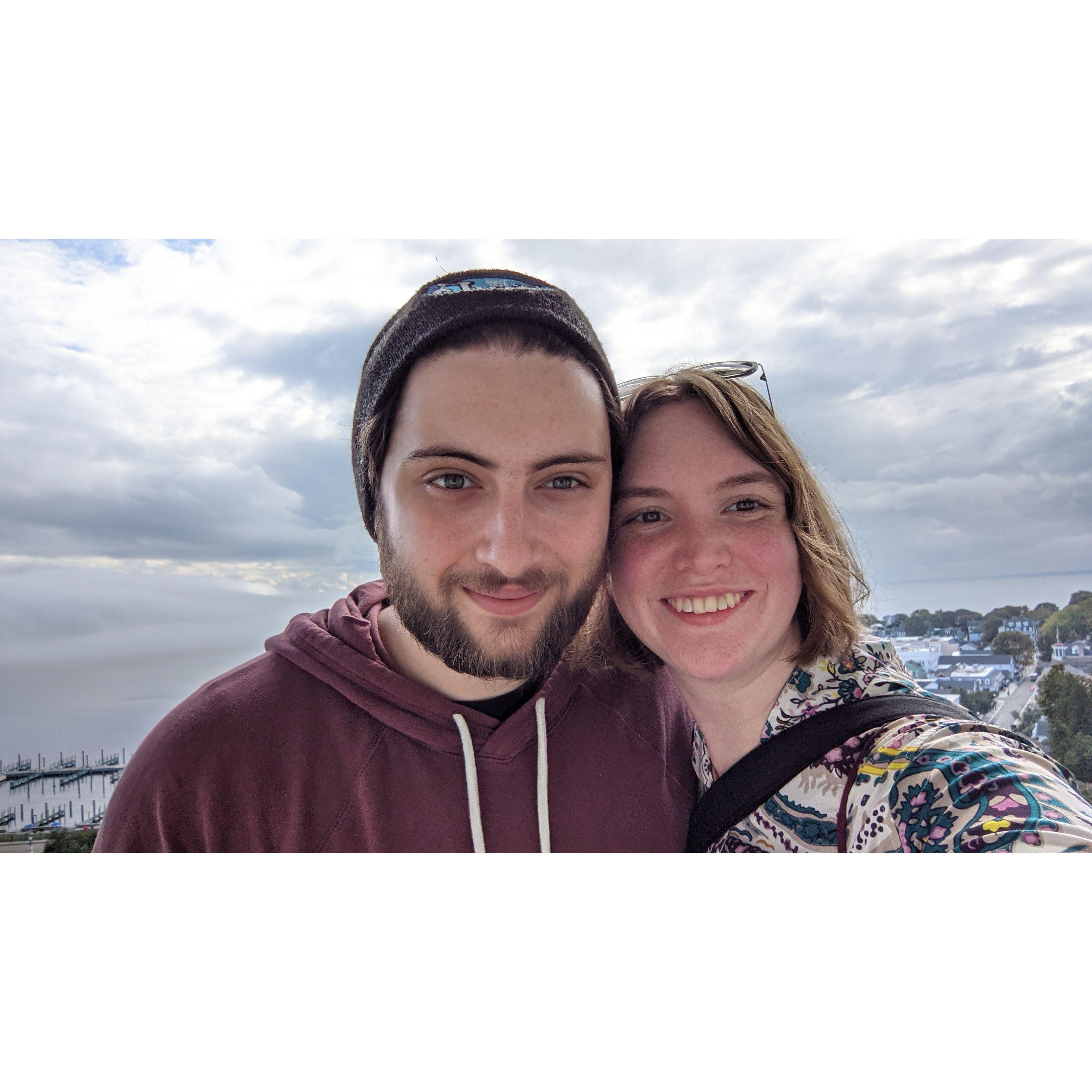 Trip to Mackinac Island celebrating 4 years together October 2021