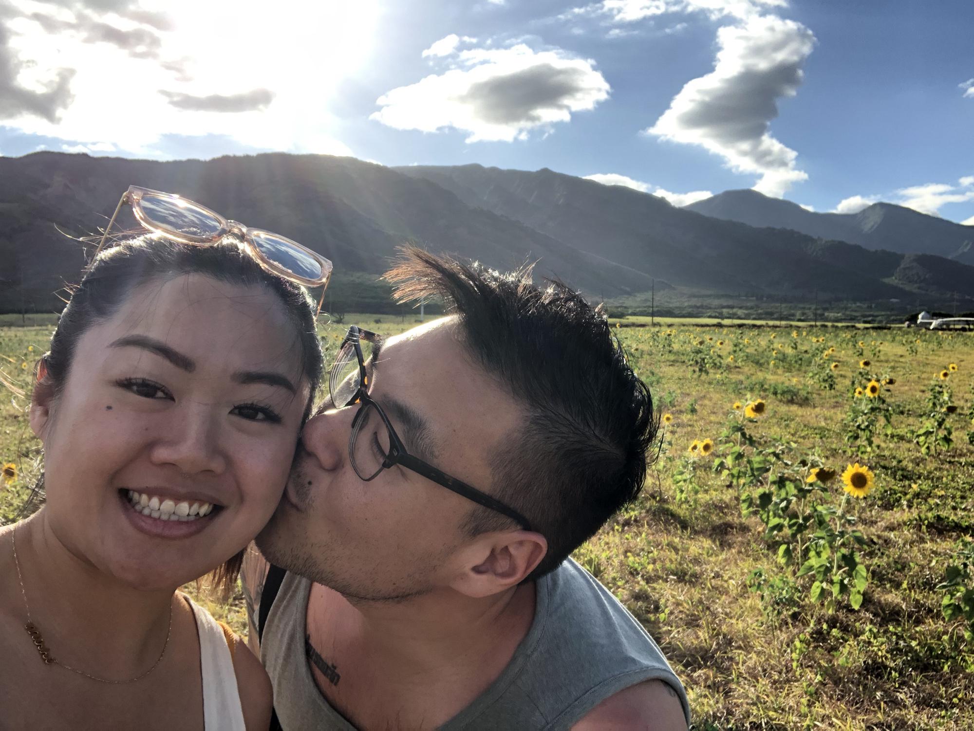 Sunflower field in Maui