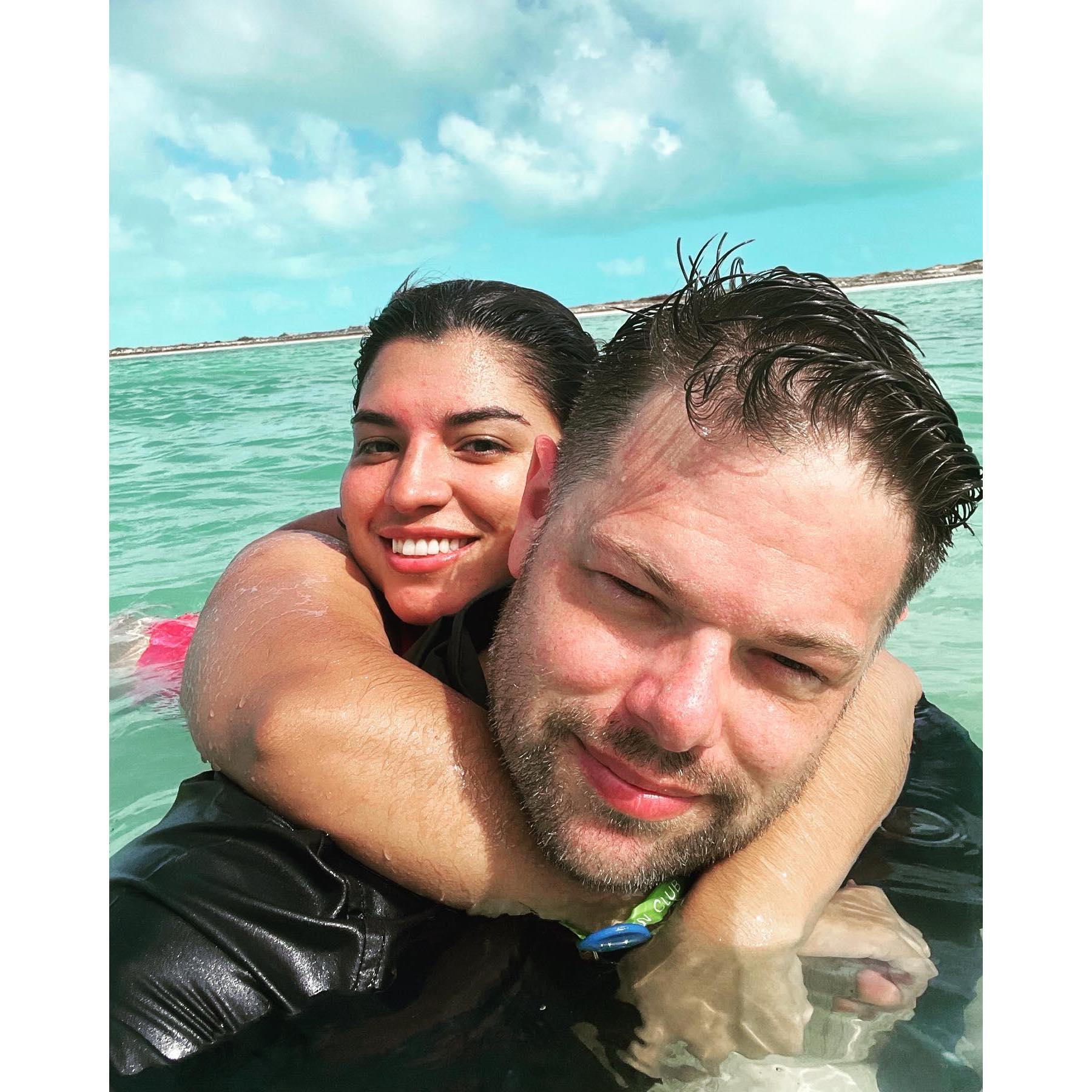 Turks & Caicos where we got engaged!