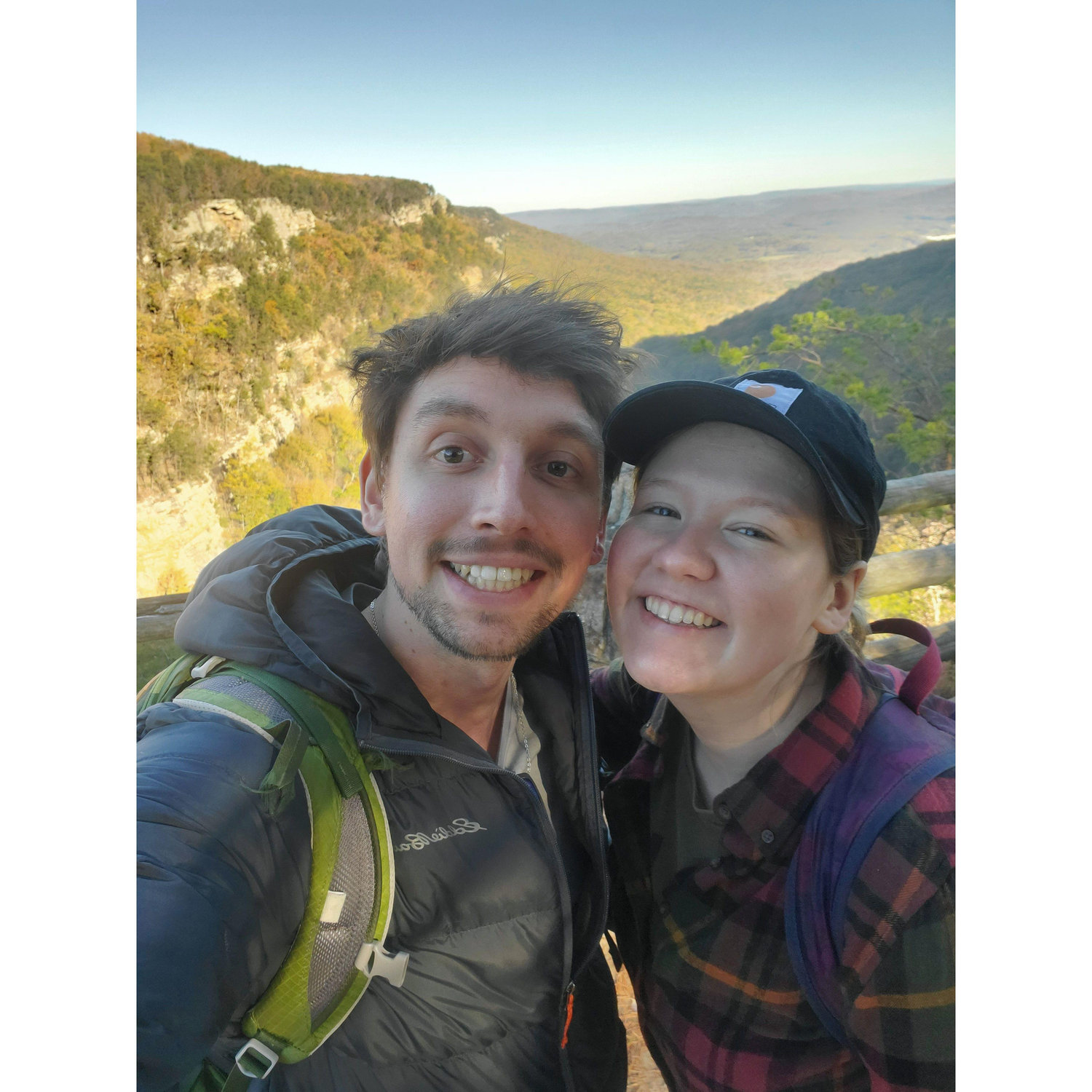 A hike a Cloudland Canyon State Park