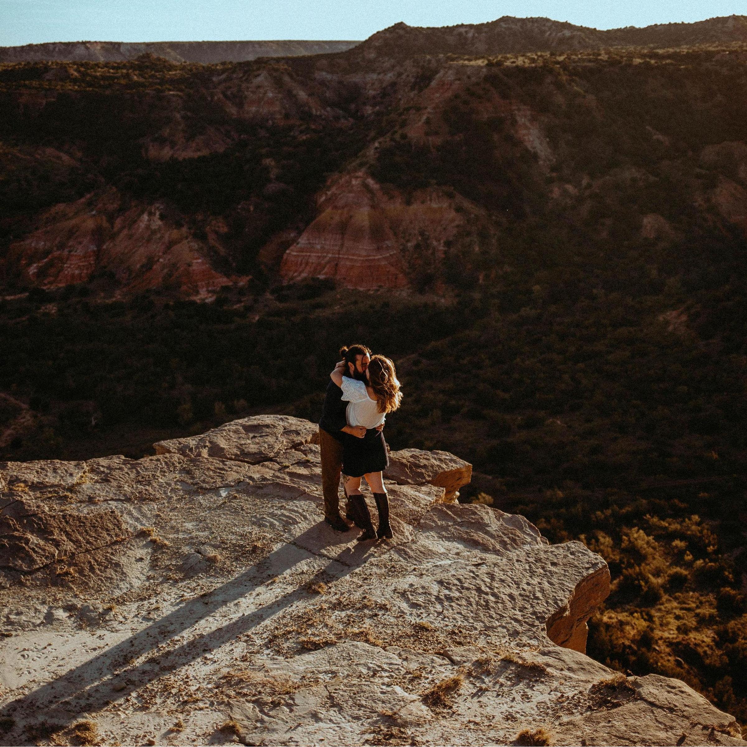 Engagement photos: Palo Duro Canyon State Park,
Kailee Ann Photography