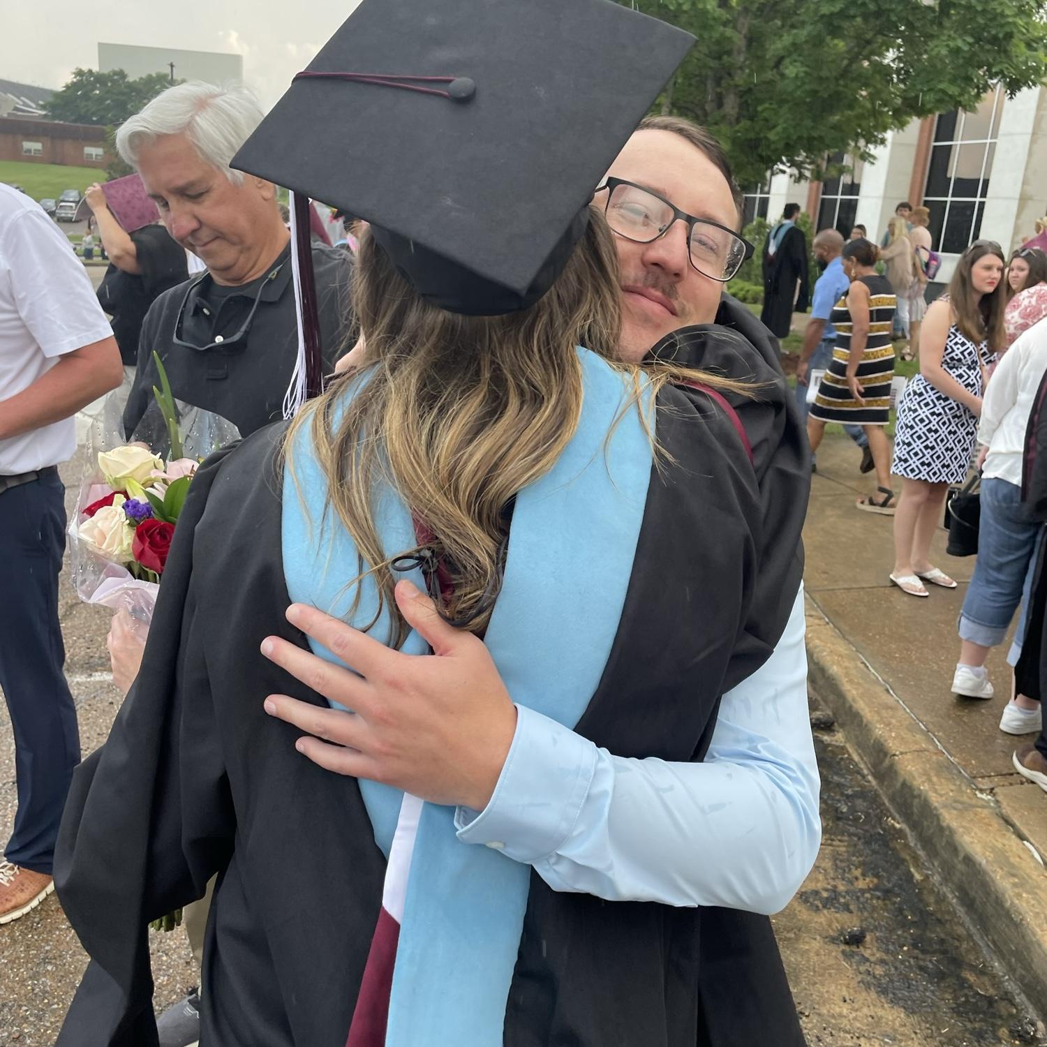One of my biggest supporters! Thankful MSU gave us each other!