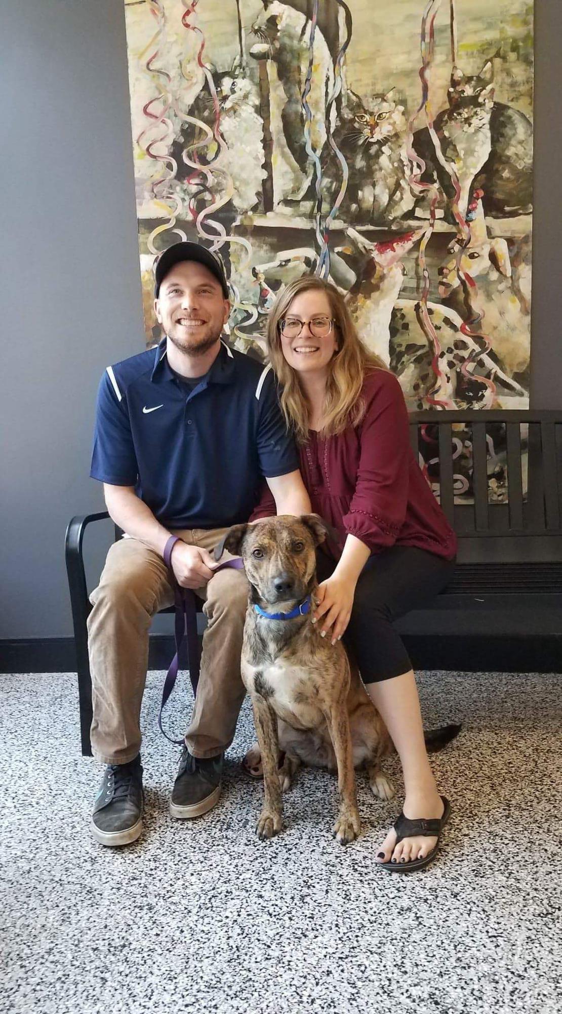 The day we adopted Koda! Best day ever ❤️