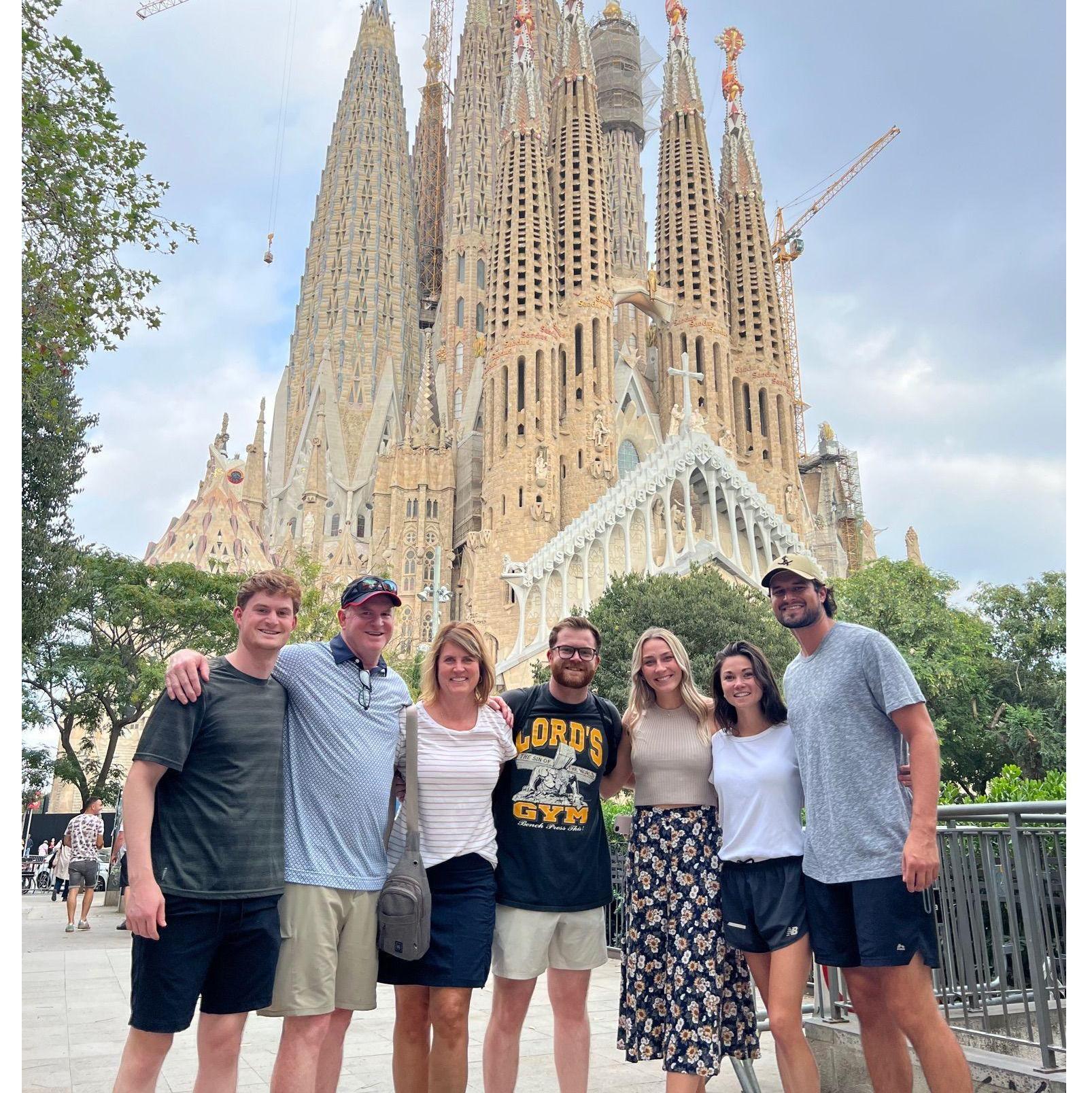 Post tour of Basílica de la Sagrada Família