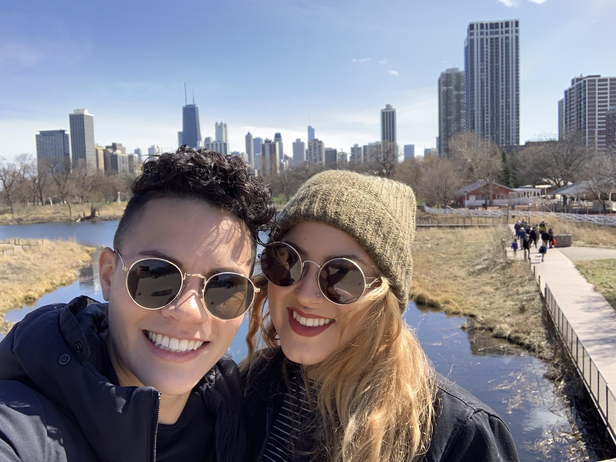 Frolicking in Lincoln Park Zoo