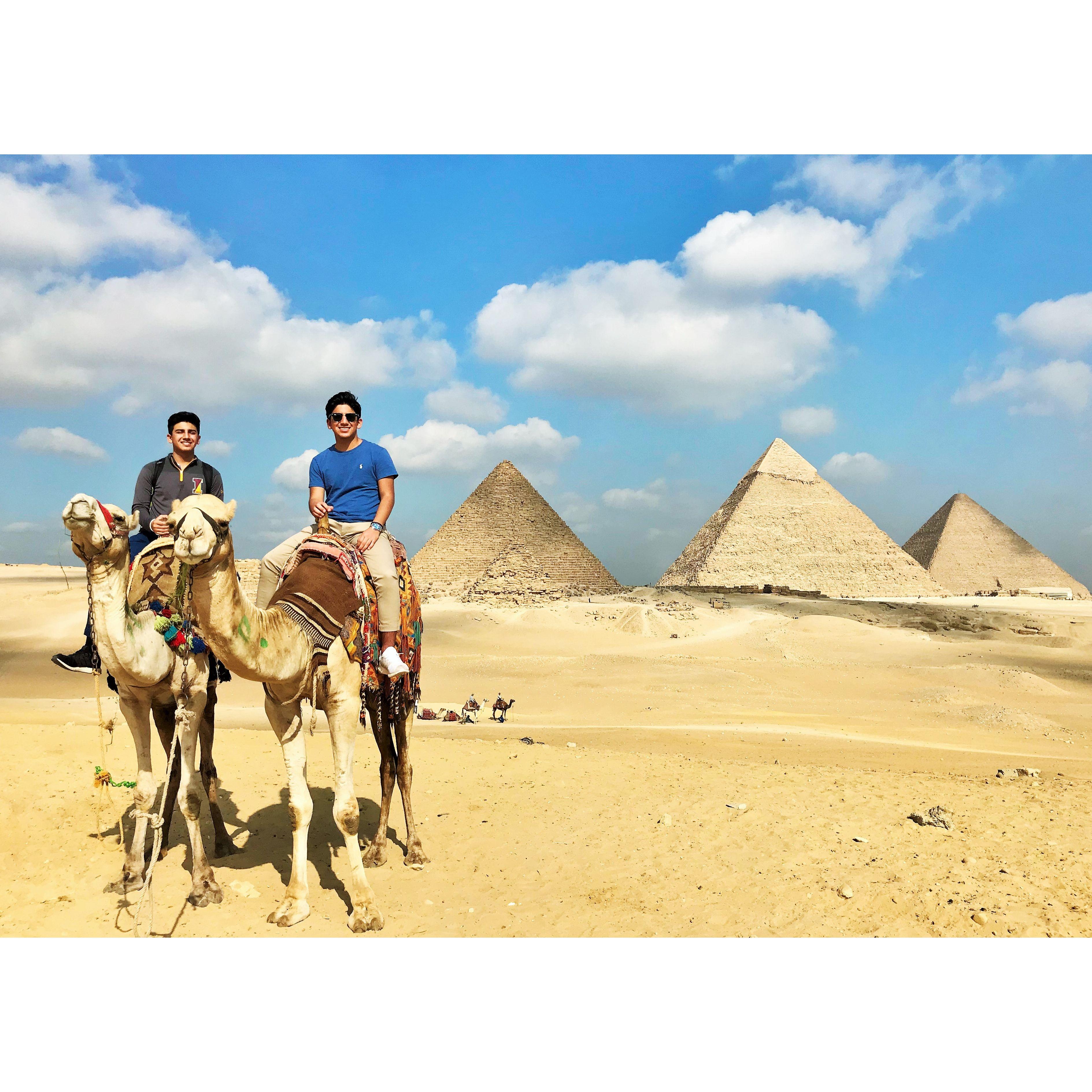 Boys in Giza, Egypt