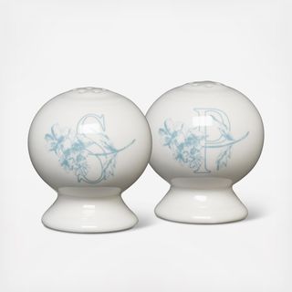 Botanical Floral Salt And Pepper Shaker Set