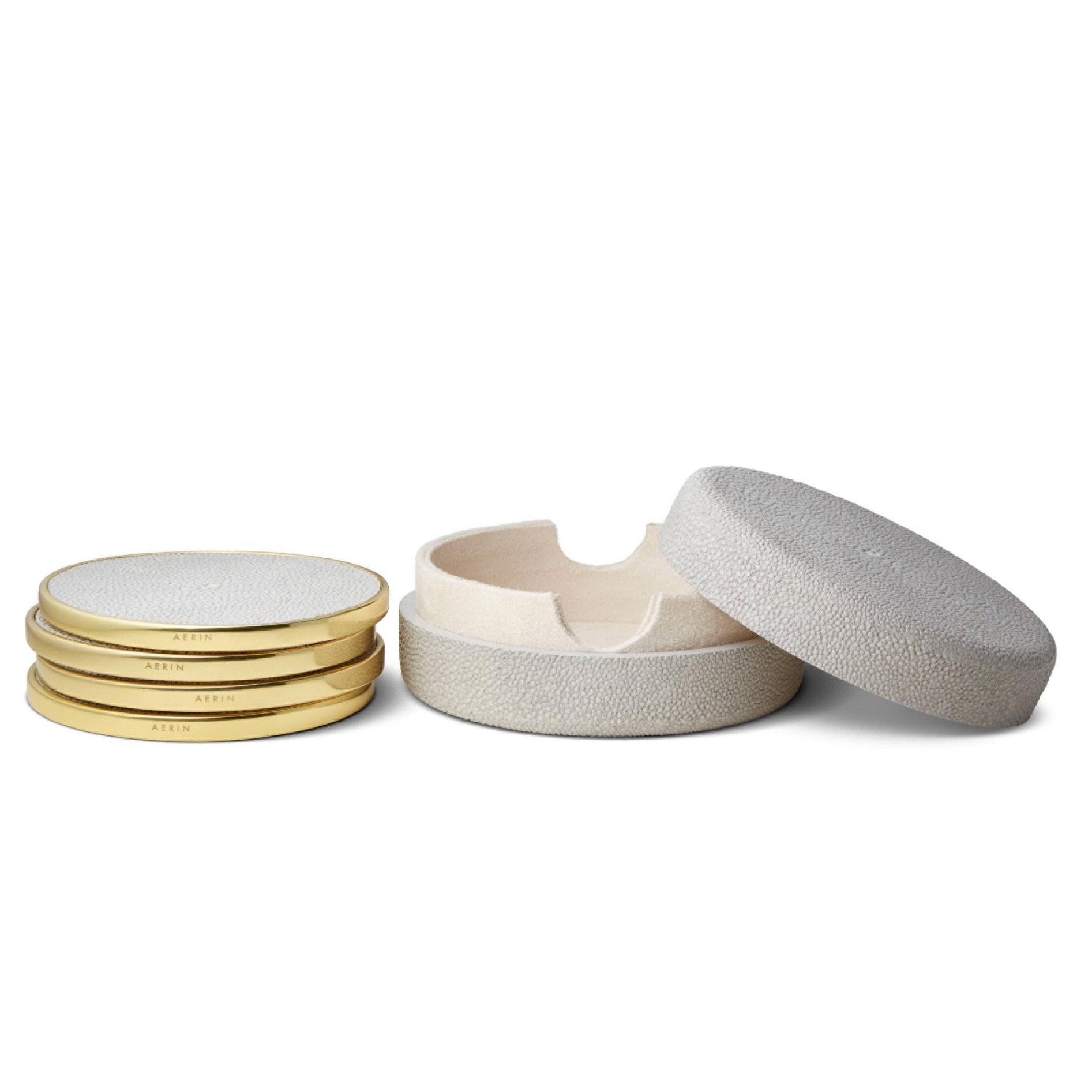 Shagreen Coasters/Set of 4