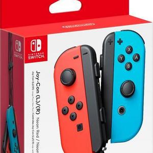 Nintendo - Joy-Con (L/R) Wireless Controllers for Nintendo Switch - Neon Red/Neon Blue
