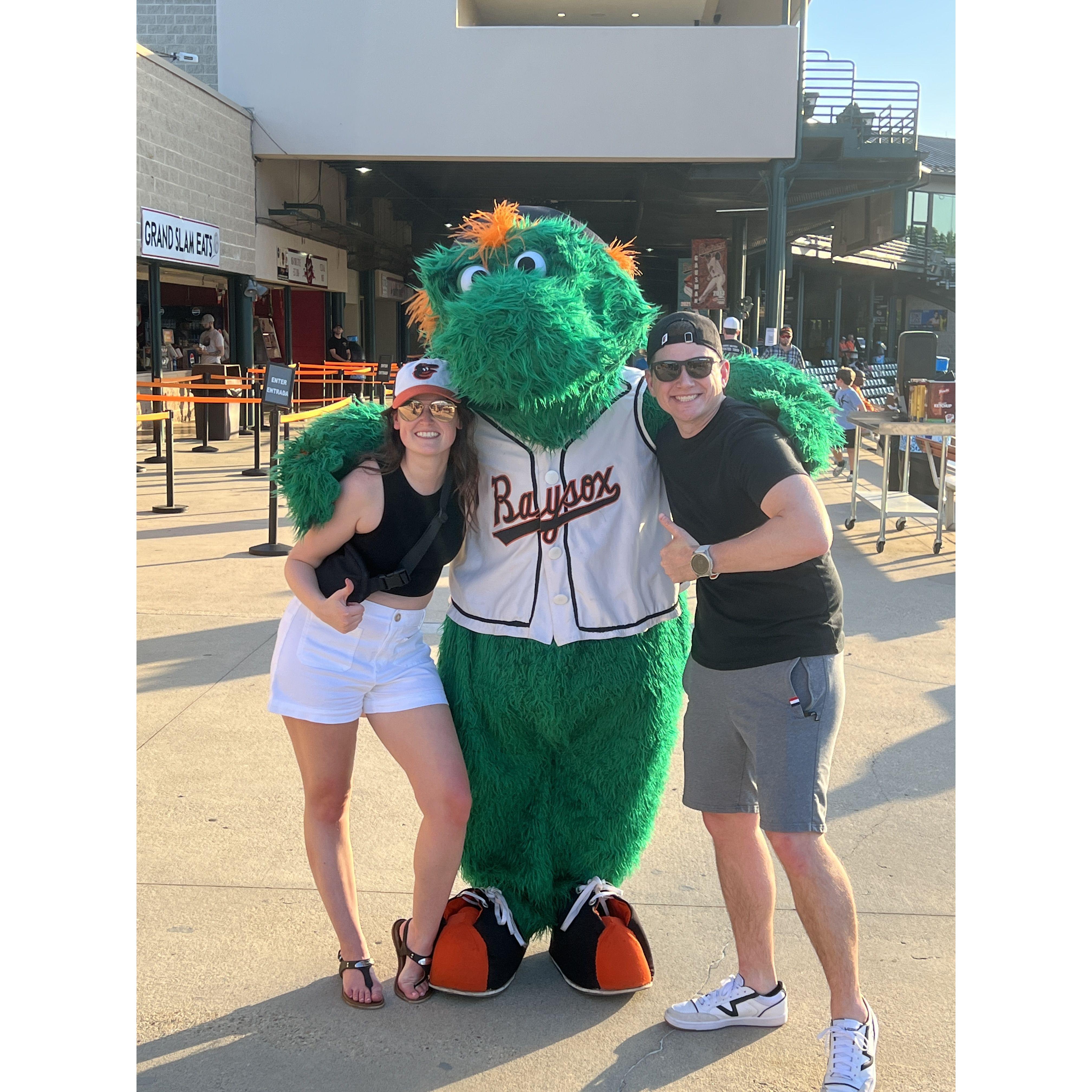 Attending a local Bowie Baysox game (2024)