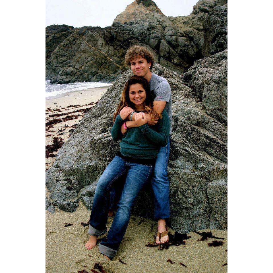 We took photos at the same spot back in college where we later got engaged.